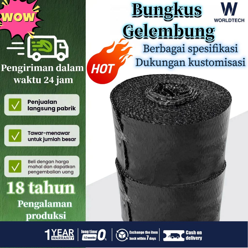 

【NEW】BUBBLE WRAP TEBAL BENING HITAM