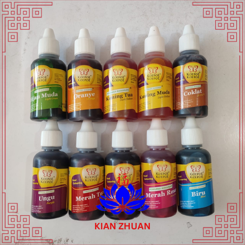 

Koepoe koepoe Pewarna makanan 30 ml