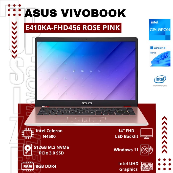 ASUS VivoBook Intel Celeron N4500