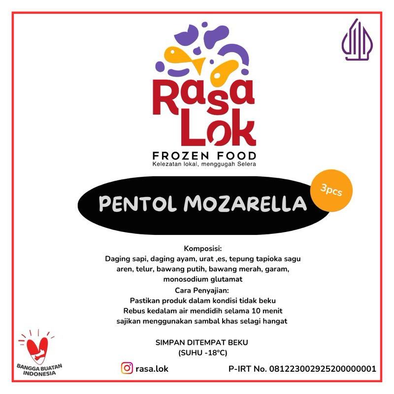 

Pentol Mozarella 4 pcs