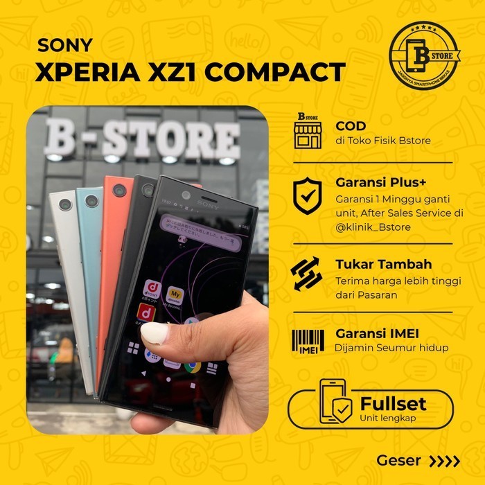 Sony Xperia XZ1 COMPACT - BATANGAN - WIFI ONLY