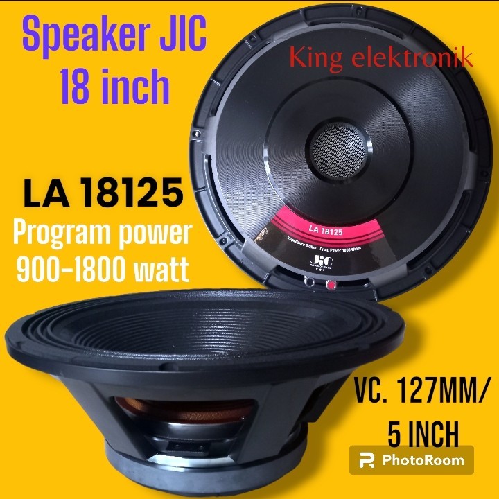 Speaker 18 inch JiC LA18125