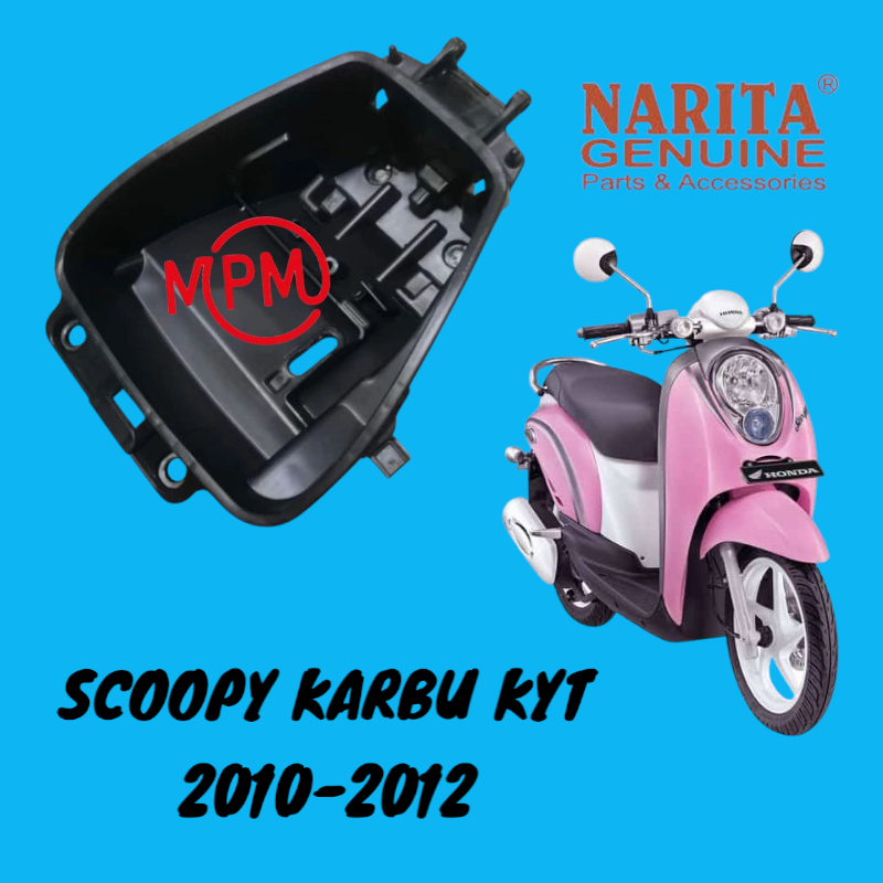 BOX BAGASI HONDA SCOOPY KARBU LAMA KYT 2010 2011 2012 NARITA