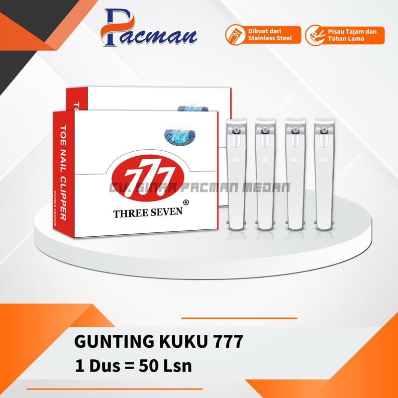 

Gunting Kuku 777 Besar | Three Seven | Full Stainless Steel | Toe Nail Clipper | Korea Design
