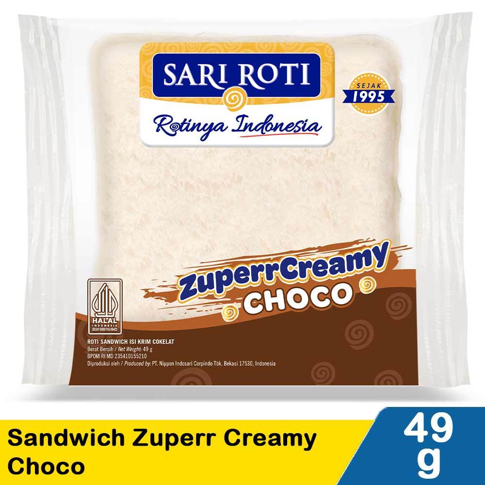 

Sari Roti Sandwich Zuperr Krim Choco – Lembut, Creamy, & Cokelatnya Melimpah!