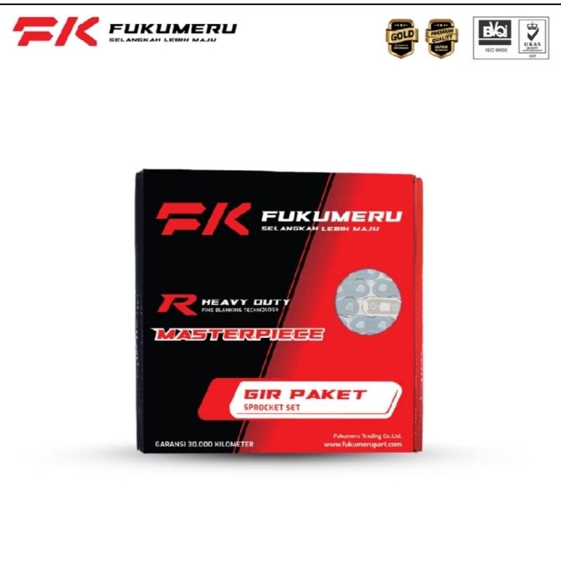 FUKUMERU Gear Set Gir Paket Supra/X