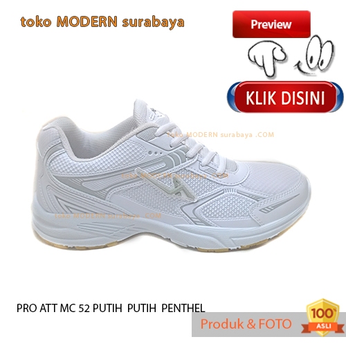 PRO ATT MC 52 PUTIH / PUTIH / PENTHEL sepatu pria olahraga kets trendy terbaru