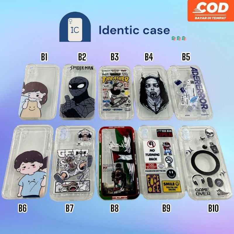 Case IPHONE  XR / Clear Case / Case Bening / Hybrid Case / Soft Case / Hard Case / Case Anime / Case