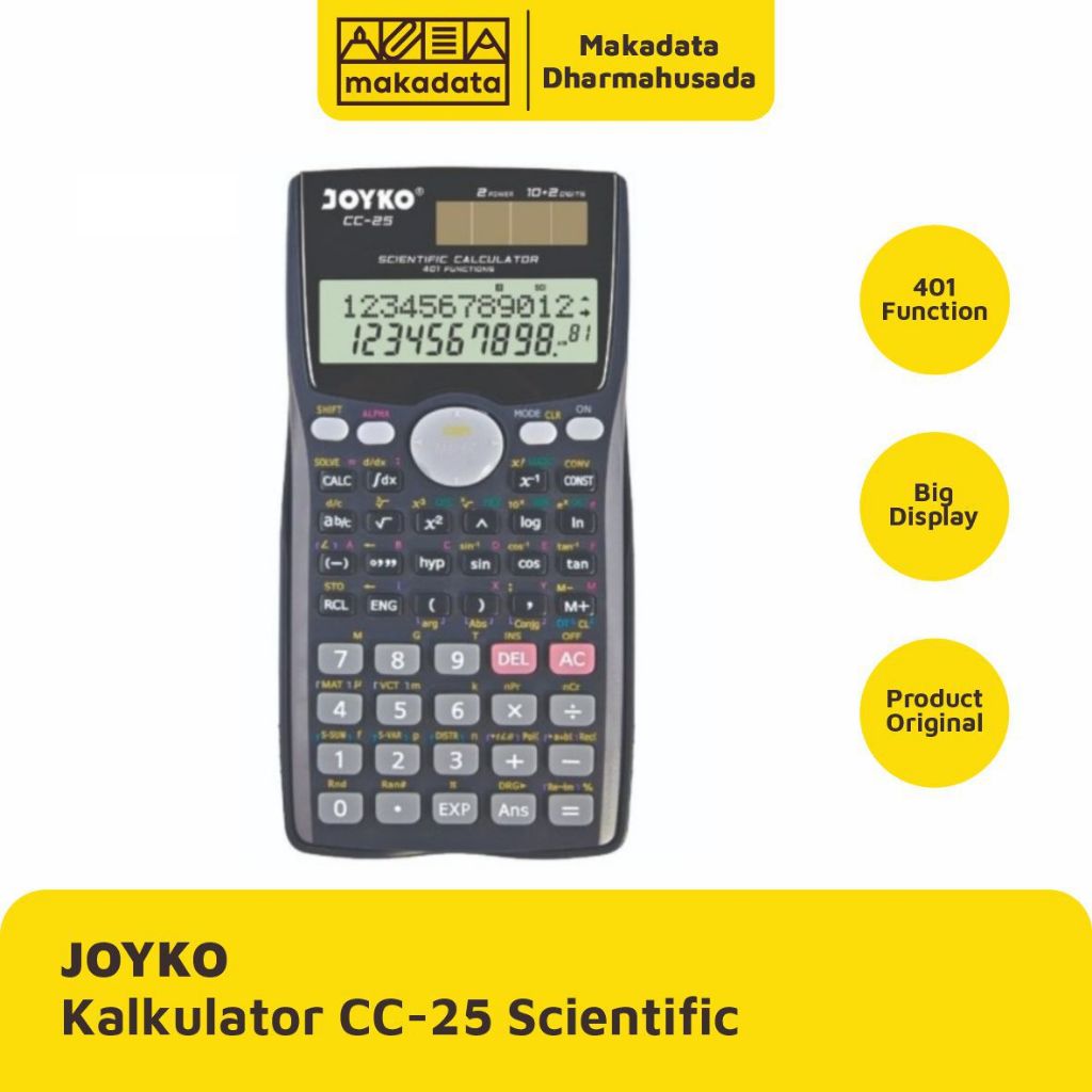 

CALCULATOR | KALKULATOR JOYKO CC-25 SCIENTIFIC