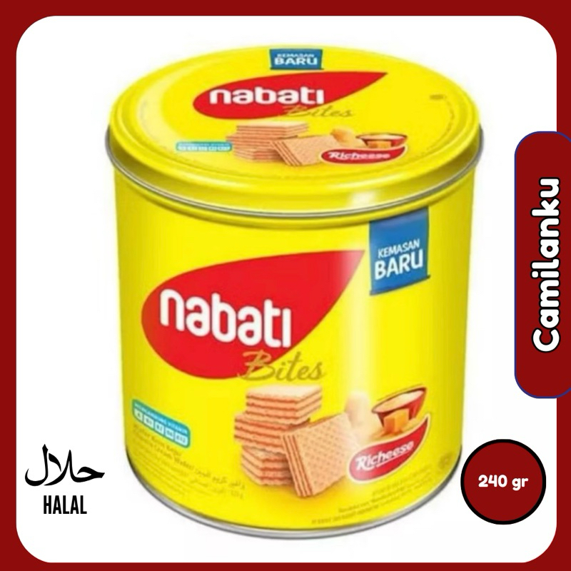

Camilanku - NABATI Wafer kaleng jajan lebaran termurah best seller richeese