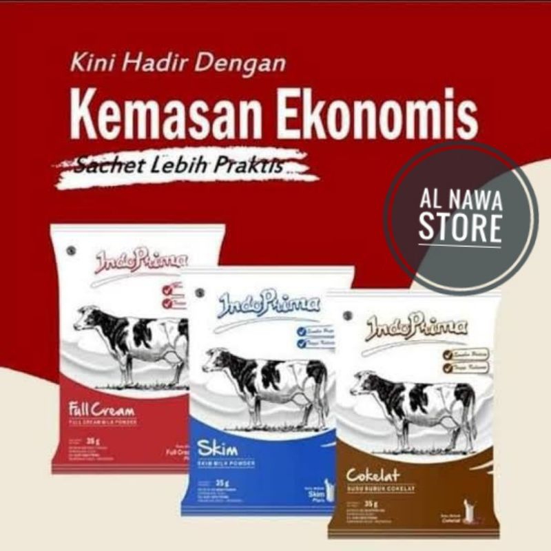 

Susu Indoprima SACHET 35 gr Susu Penggemuk Badan Penambah Nafsu Makan Menambah Berat Badan