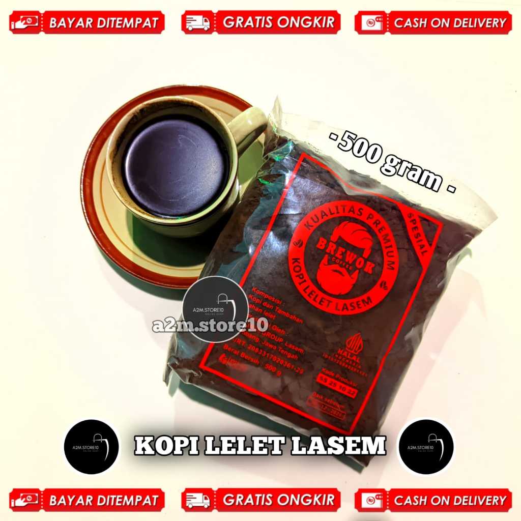 

PROMO 500 GRAM | KOPI LELET LASEM TERLARIS KOPI HITAM ROBUSTA HALUS | KOPI ASLI REMBANG