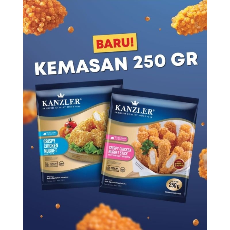 

kanzler chicken nugget crispy 250gram
