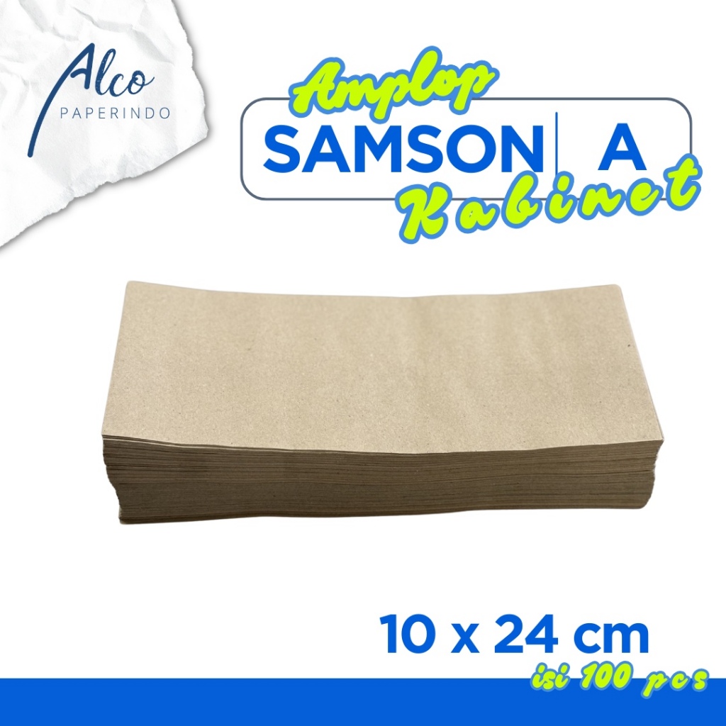 

Amplop Gaji Coklat Samson A 10x24 cm isi 100