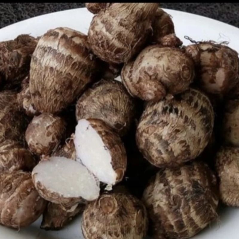 

umbi talas pulen segar / umbi talas kimpul 1kg