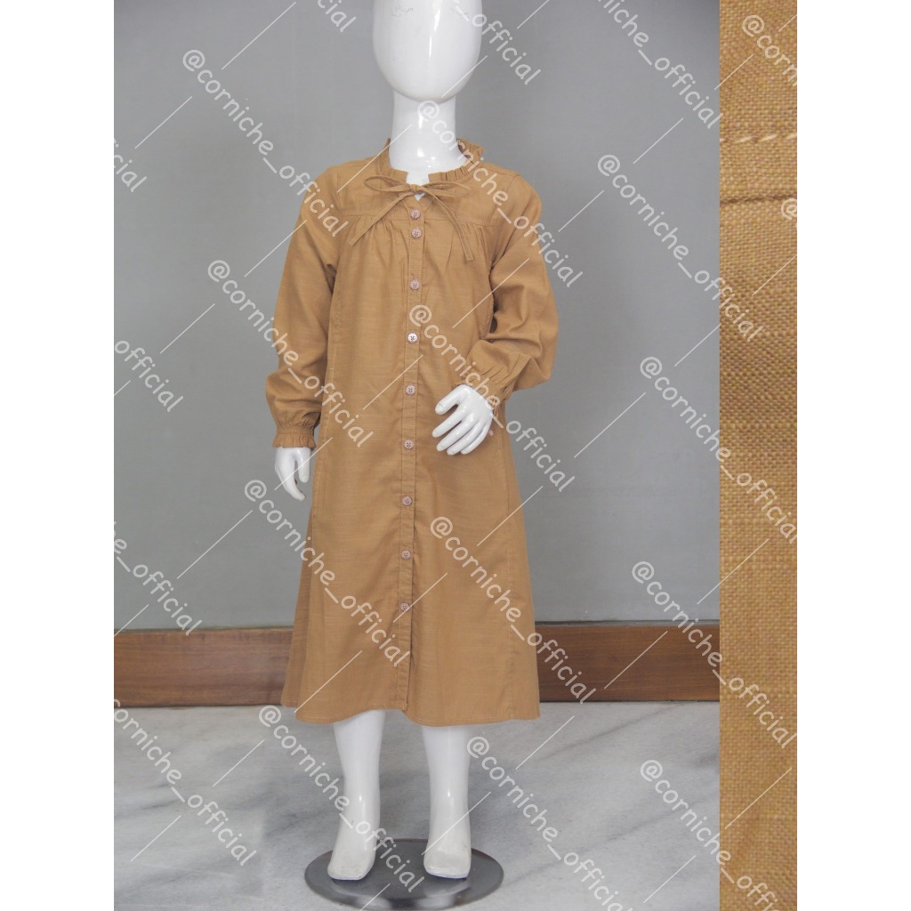 Corniche Kids Nayyara Dress Kids Almond - TI K23377