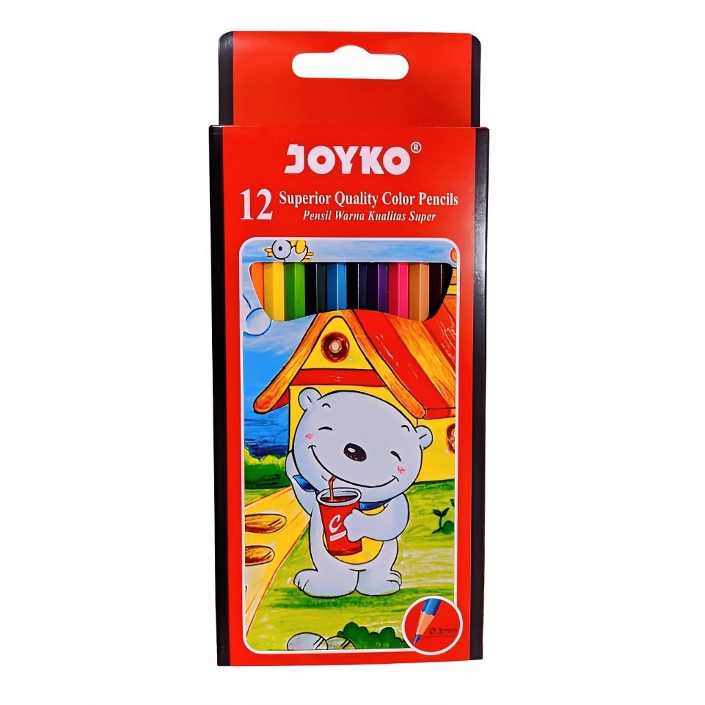 

PENSIL WARNA JOYKO 12 WARNA PANJANG