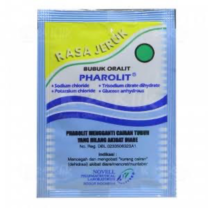 Pharolit Bubuk Oralit Rasa Jeruk Sachet