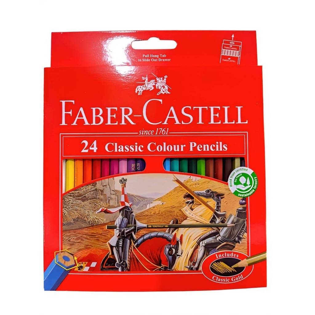 

PENSIL WARNA FABER CASTELL 24 WARNA