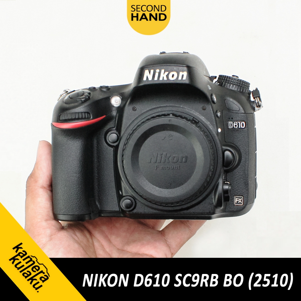 ✅TERLARIS✅ Nikon D610 Body only 98% MULUS✅ Fullset Like New Bukan d700 d800 d810 d7200 d7100 d750 ni