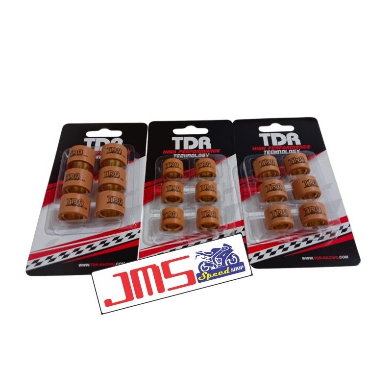 ROLLER TDR RACING UKURAN 13 14 15 16 17 18 GRAM MOTOR GENIO SCOOPY NEW VARIO125 VARIO150 VARIO160 PC