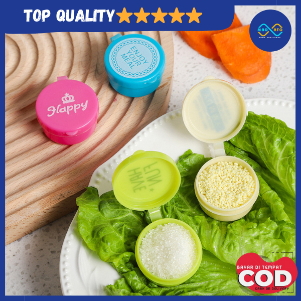 SAOS CUP MINI TULISAN 4 IN 1 SAUS BEKAL TRAVEL TEMPAT SAOS BENTO CUP MINI SAMBAL SERBAGUNA TERMURAH