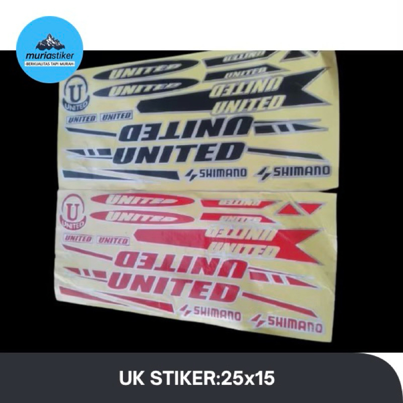 Stiker Sepeda United