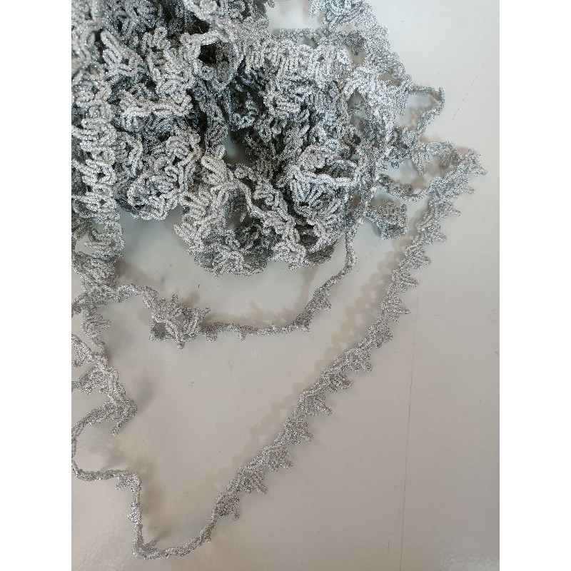 Renda Silver/Renda India Perak/Renda Kur 2 Cm Per Meter