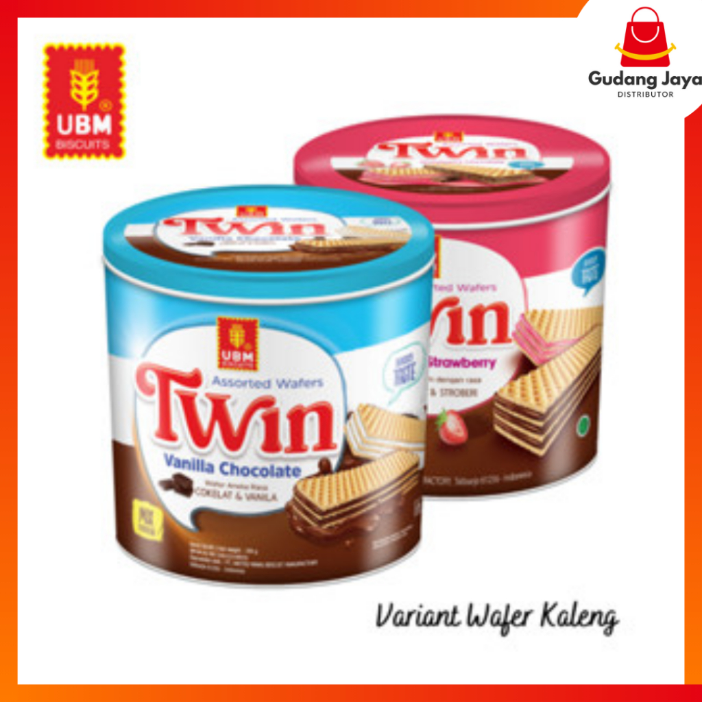 

[UBM] WAFER TWIN CHOVA CHORRY 250 GR / TOPLES WAFER COKELAT VANILLA KALENG