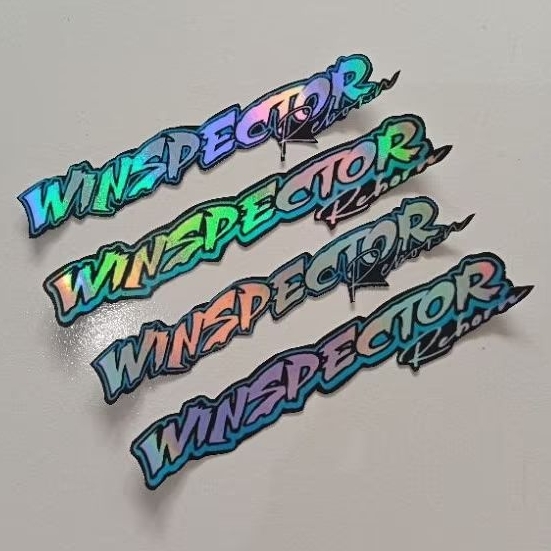 Stiker Bus QQ Trans Winspector Hologram Cutting
