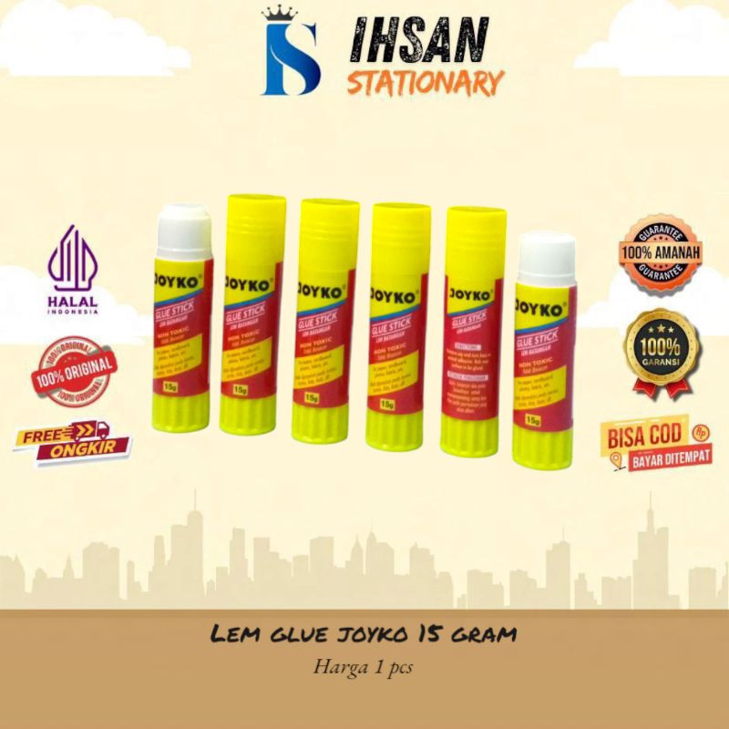 

lem glue stik joyko 15 gram (1 pcs)