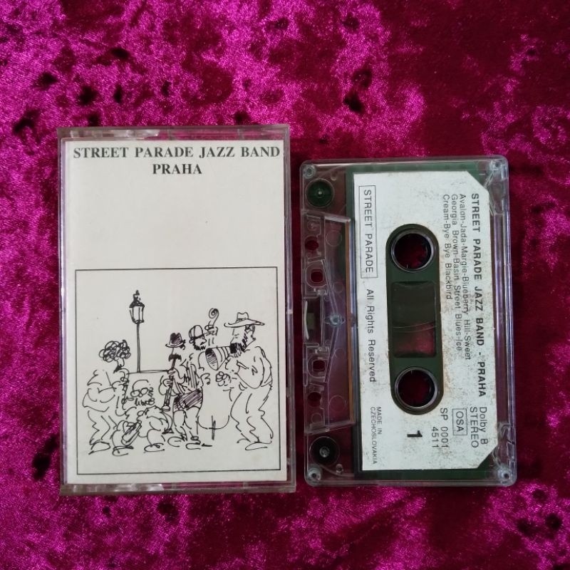 Kaset Street Parade Jazz Band - Praha (Czechoslovakia Press)