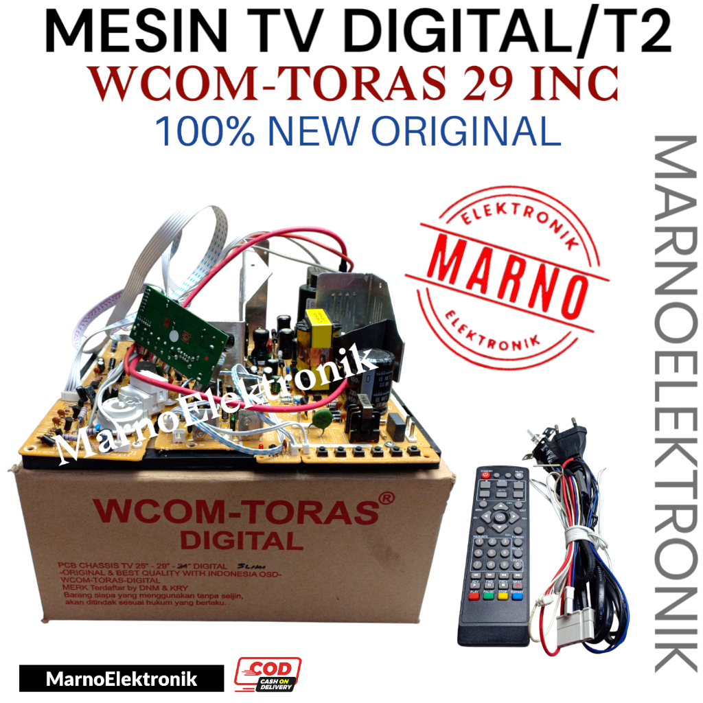 MESIN TV DIGITAL DVBT2 DVB T2 WCOM 29 INC SLIM 29 INCH IN SLIM ASLI ORIGINAL ORI