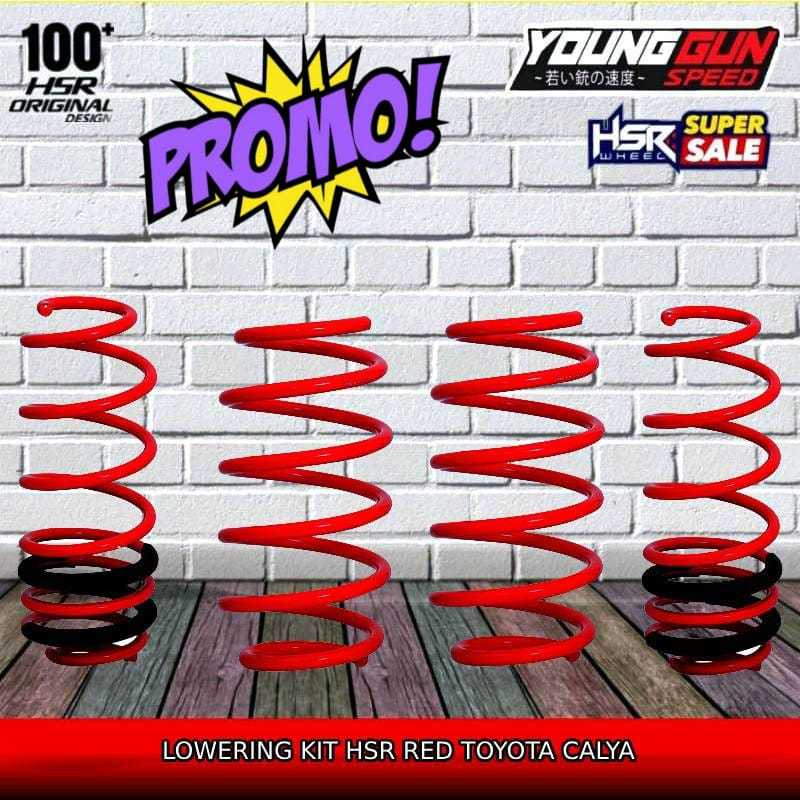 per ceper hsr wheel - lowering kit calya depan belakang