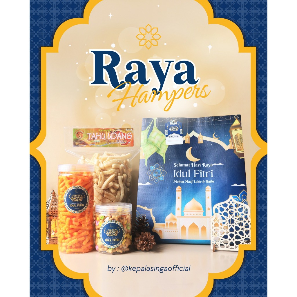 

HAMPERS LEBARAN IDUL FITRI RAYA | CAMILAN MAKANAN RINGAN PARCEL