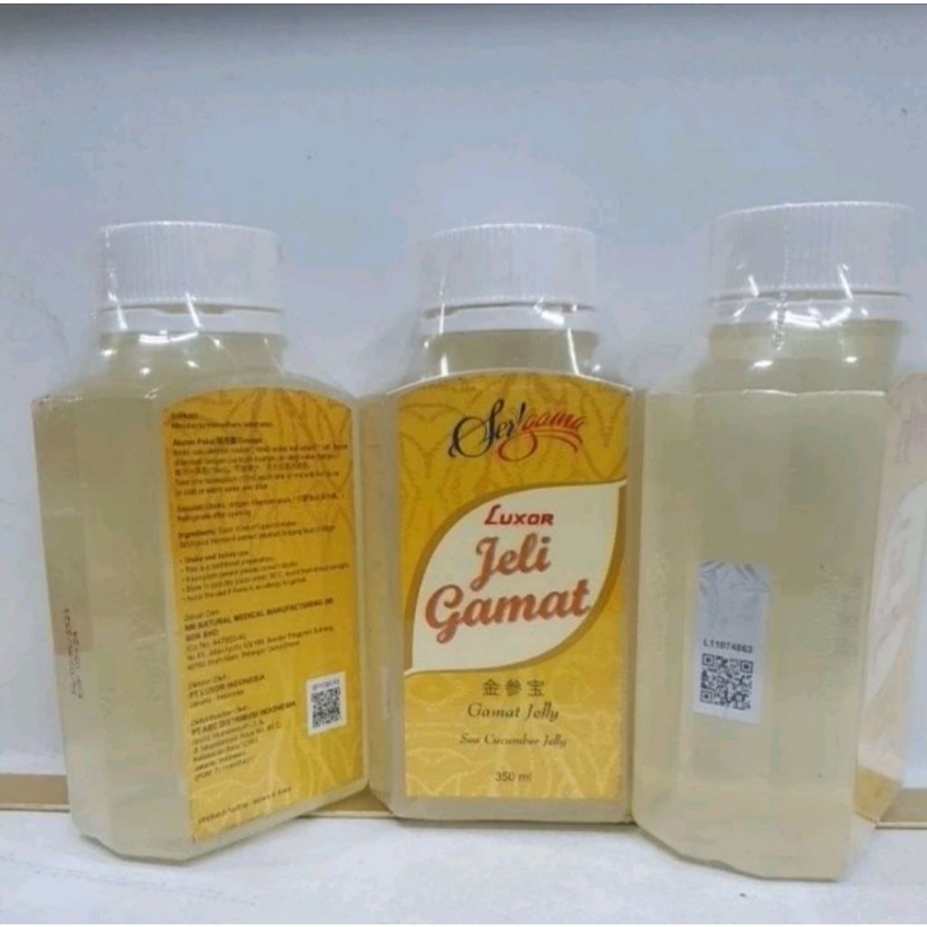 Luxor Jeligamat / Luxor 350ml / Luxor Jelly Gamat Teripang Laut Asli Origina