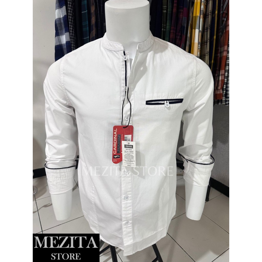 Kemeja Koko Cardinal J3046 Putih