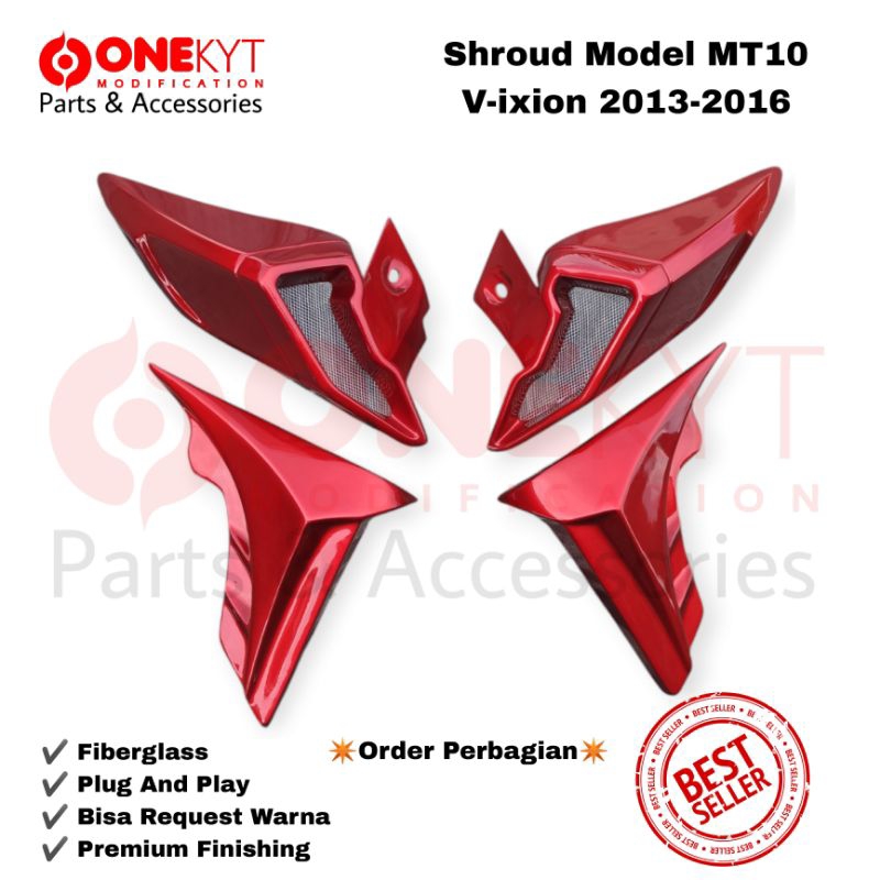 Sayap Shroud MT10 PNP New Vixion  order eceran