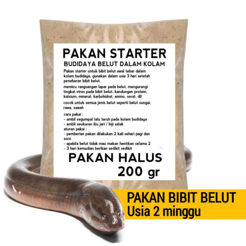 Umpan belut ternak