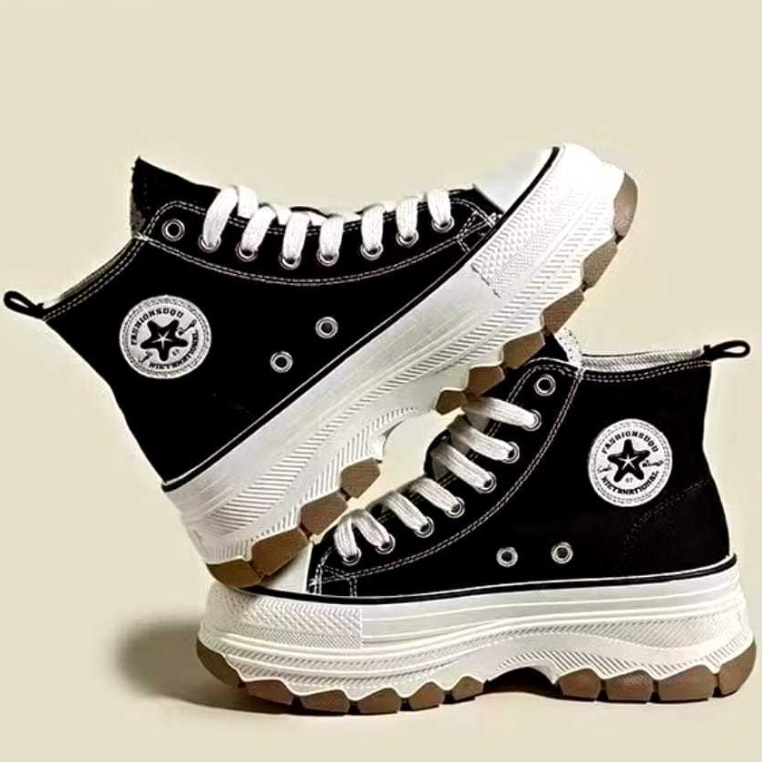 KODE B2R Biang93 Store Sepatu Wanita Boots Sneakers Korea Run Star Hike