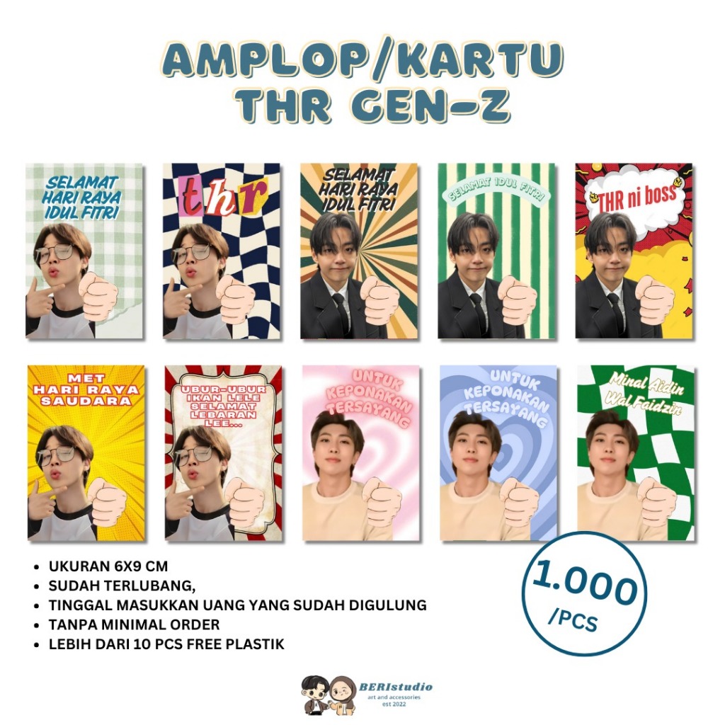 

AMPLOP THR GENGGAM ALA GEN Z AMPLOP UNIK LEBARAN UANG DIGULUNG