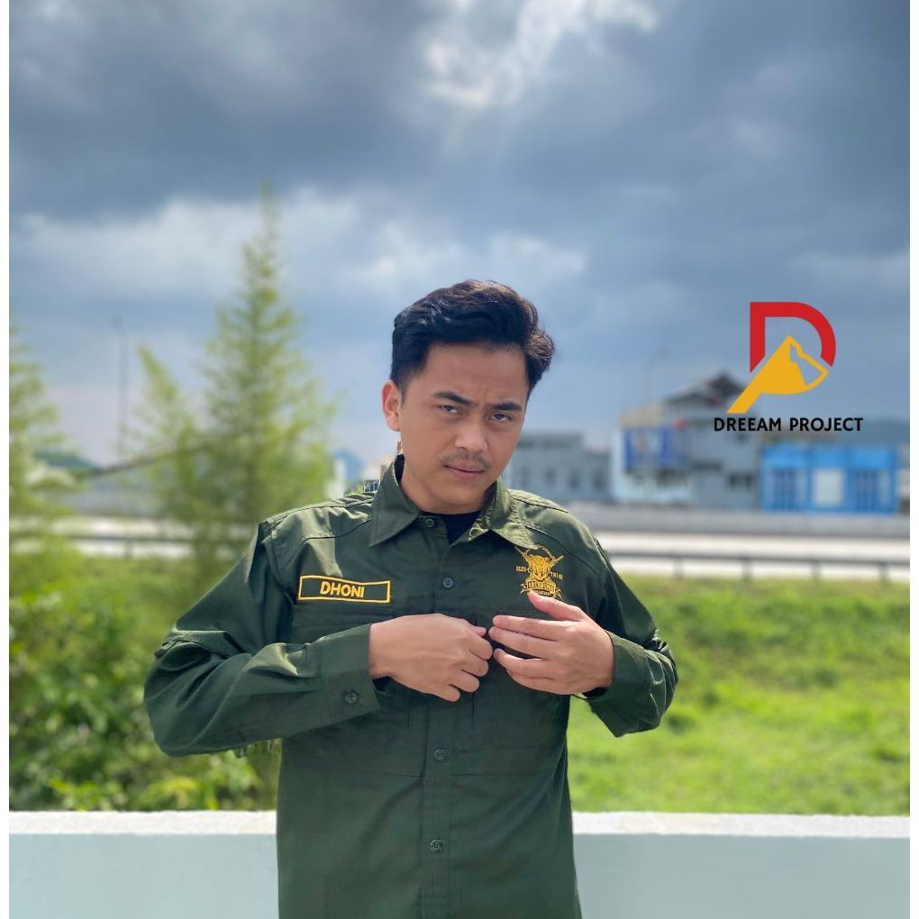 KEMEJA PDH COSTUME BRORDIR EMBLEM