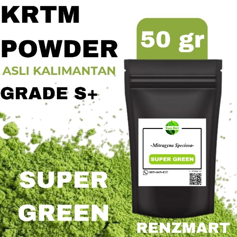 

Renz Mart - Bubukk Haluss Greenn Grade S+ 50gr Teh Herball