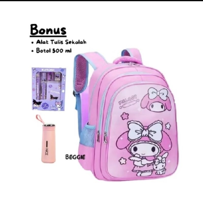 TAS RANSEL MELODY UNTUK ANAK TK/SD TAS RANSEL GAMBAR MELODY