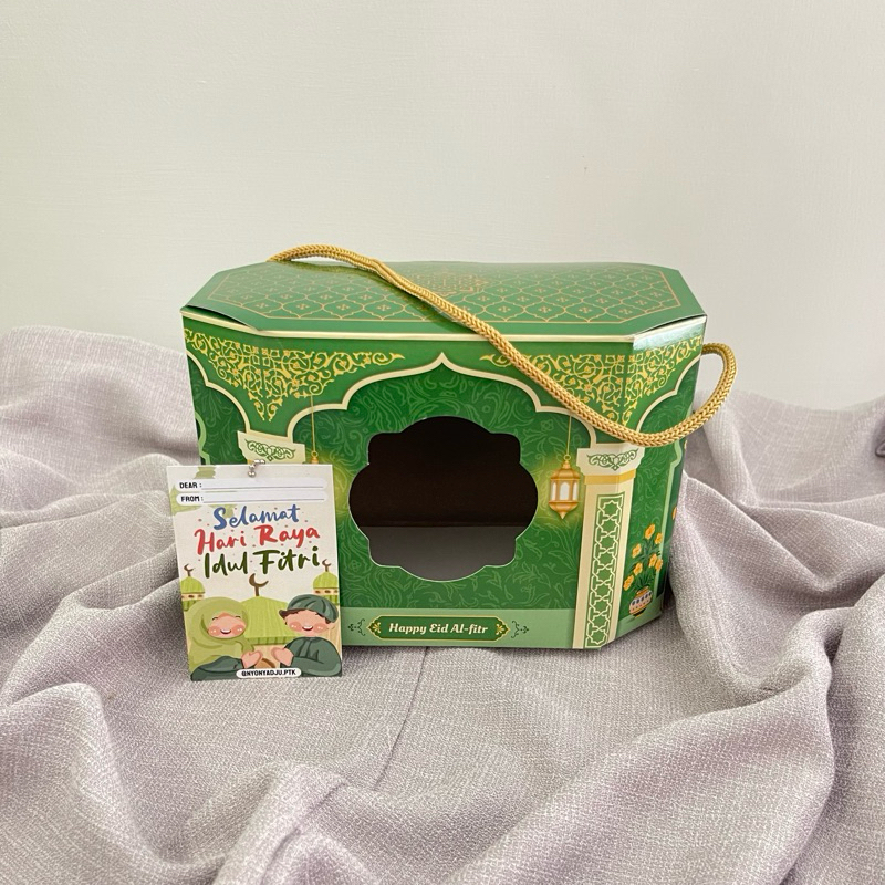 

Box hampers Idul Fitri isi 2 / Box hampers lebaran / Kotak hampers Idul Fitri / Kotak hampers lebaran