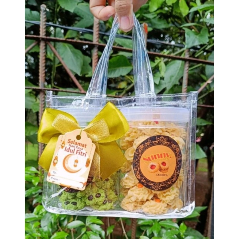

tas mika polos 3 toples 600ml kue kering tas mika kue kering toples 600 ml tas mika kue kering 1000