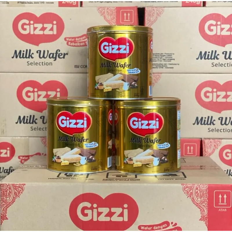

Gizzi Milk Wafer 1 dus Isi 6