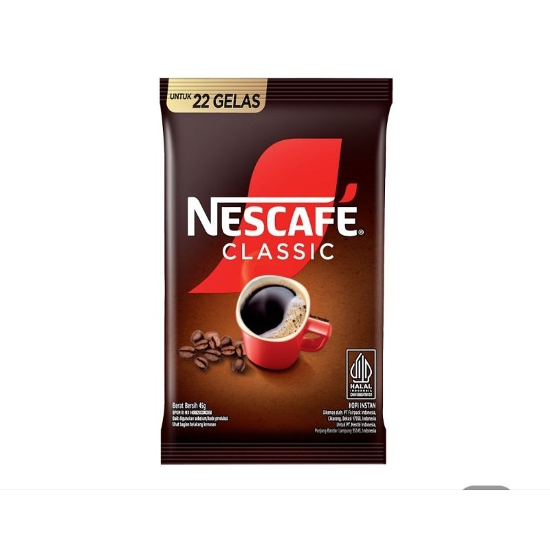 

NESCAFE COFFEE CLASSIC KEMASAN 45g