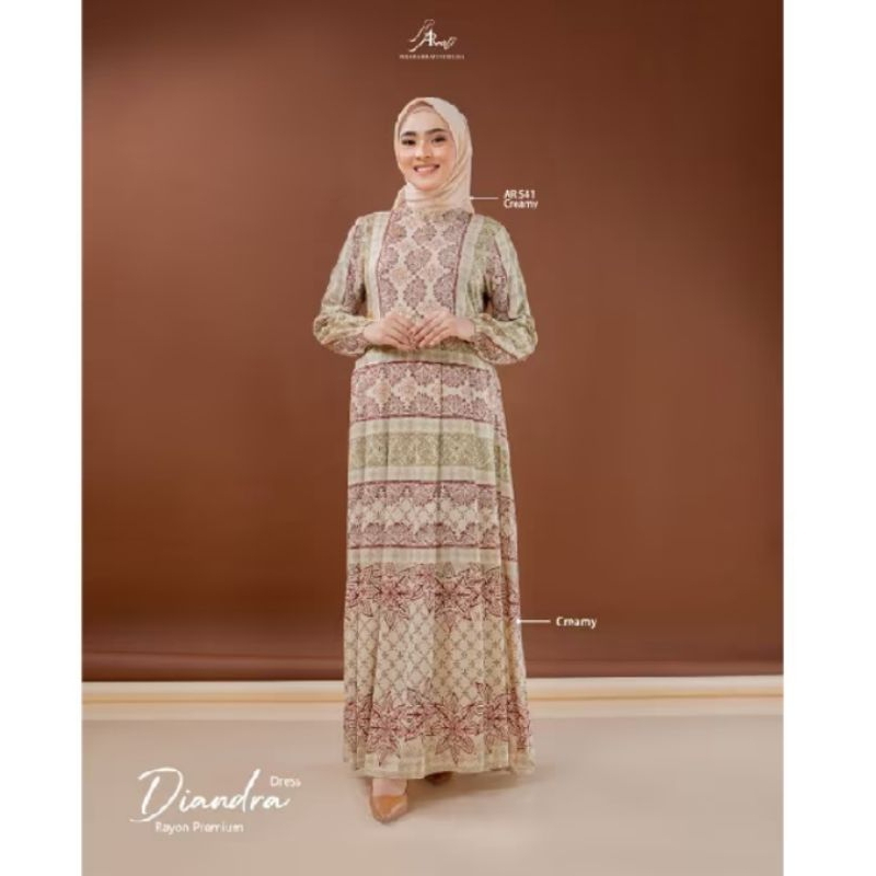 Gamis✓diandra dress arrafi✓promo diskon