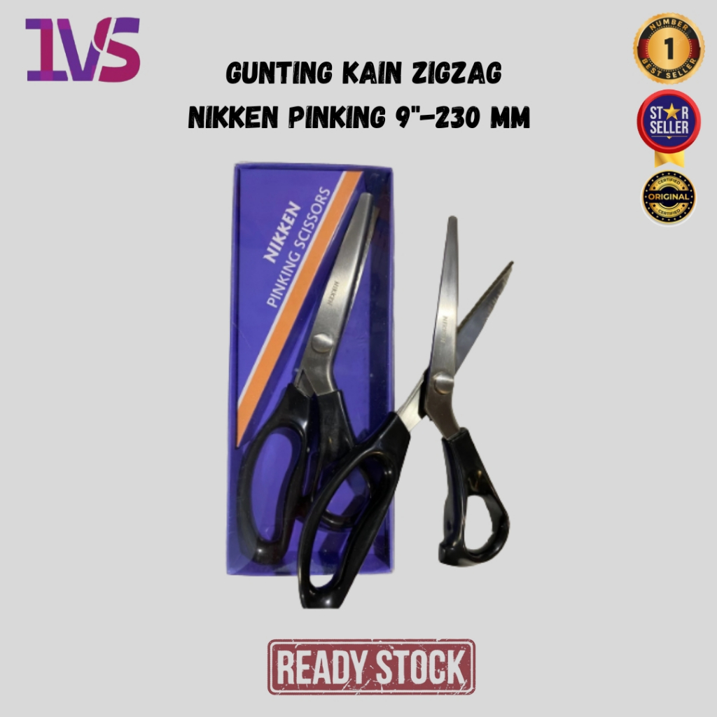 

Gunting Kain Zigzag NIKKEN Pinking 9"-230 mm